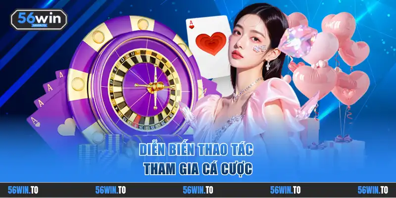 Diễn biến thao tác tham gia cá cược